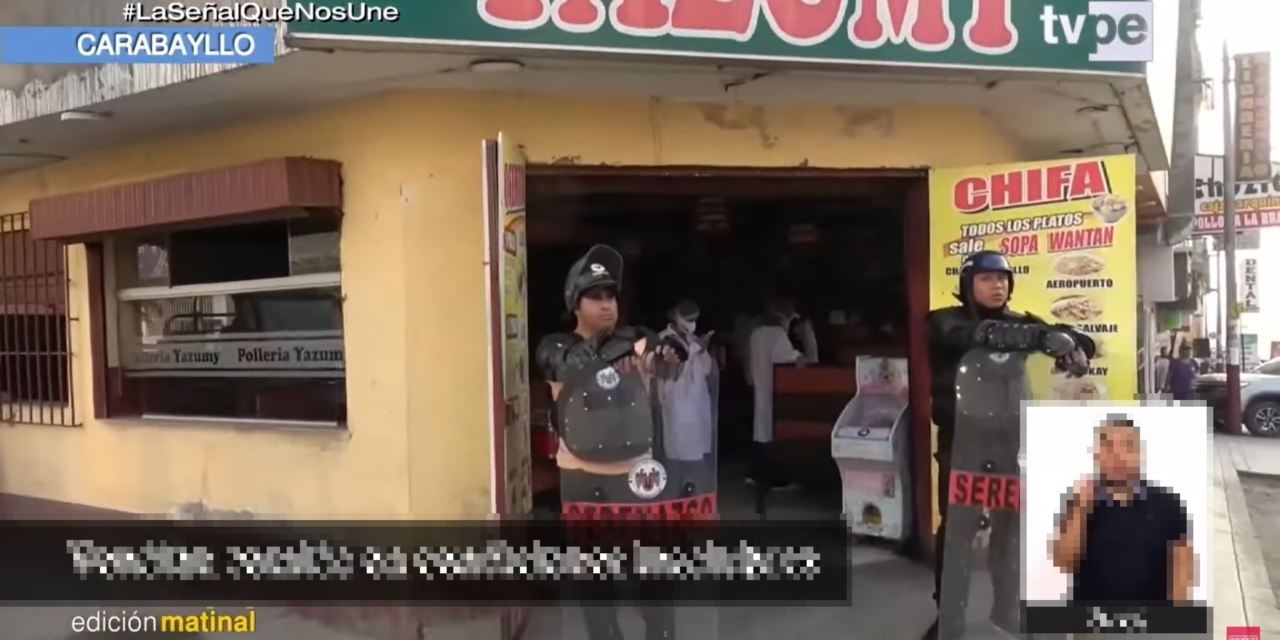 Carabayllo: Clausuran 10 restaurantes que operaban en condiciones insalubres. (Foto: TVPerú Noticias).