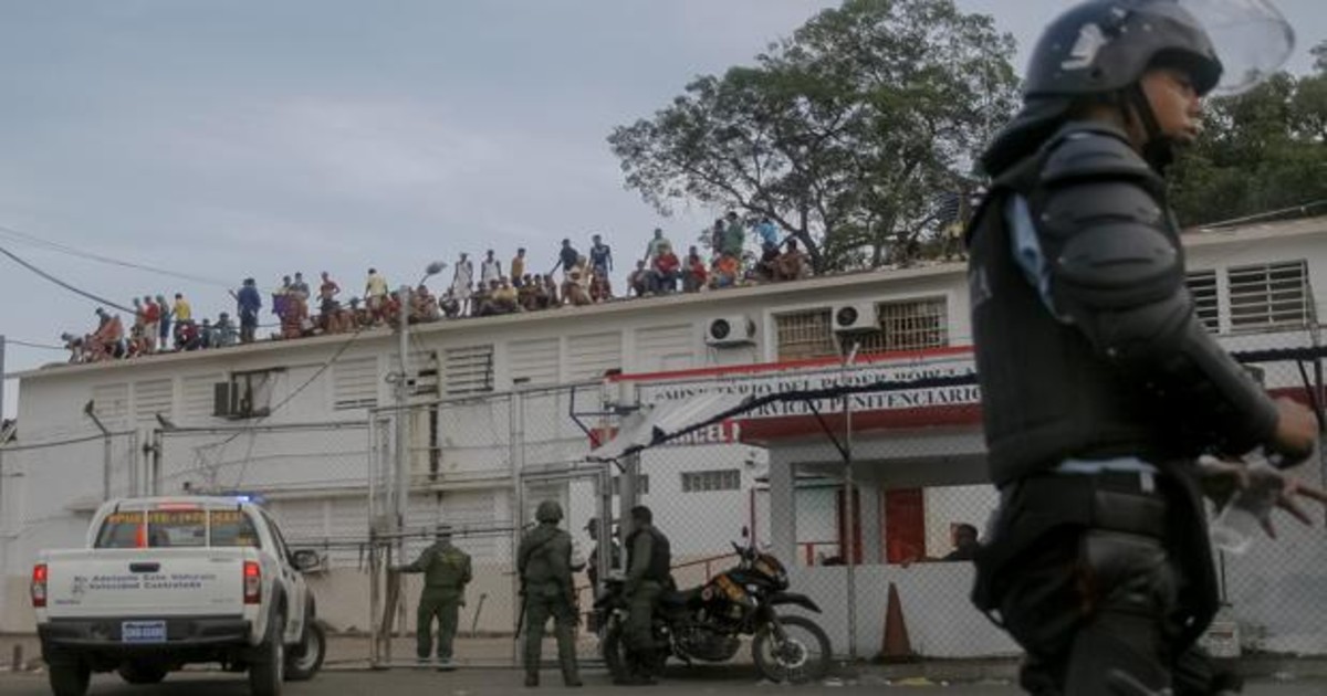 Venezuela: Más de 11 mil agentes intervenieron la cárcel de Tocorón. (Foto: EFE).