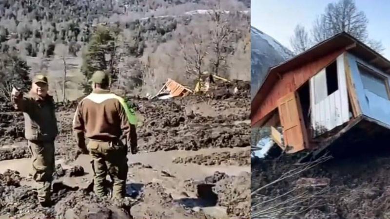 Chile: Familia muere aplastada por deslizamiento de tierra. (Foto: TVPerú Noticias).