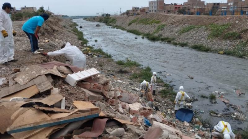 Lima Norte: 7,500 toneladas de basura se limpiarán del río Chillón. (Foto: Salud en Casa).