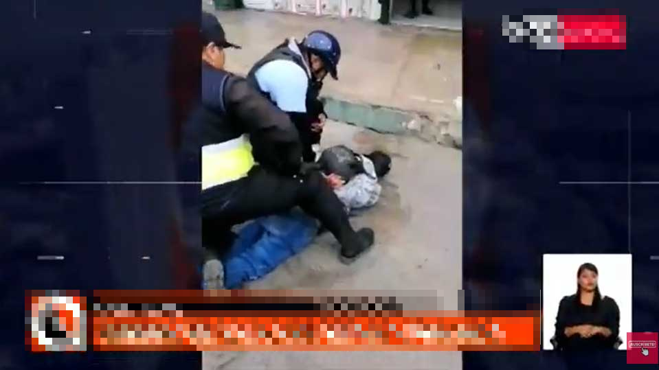 Pueblo Libre: Ciudadano extranjero intentó apuñalar a un sereno. (Foto: TVPerú Noticias).