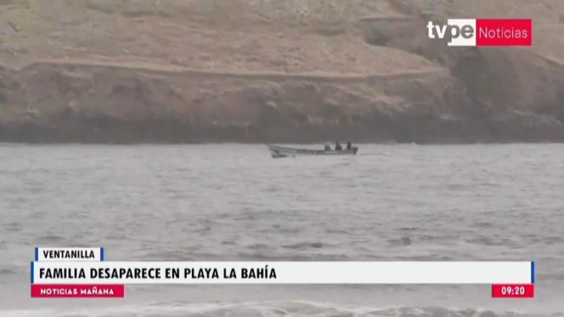 La familia se encontraba en la playa Bahía Blanca para realizar la pesca artesanal. (Foto: TVPerú).