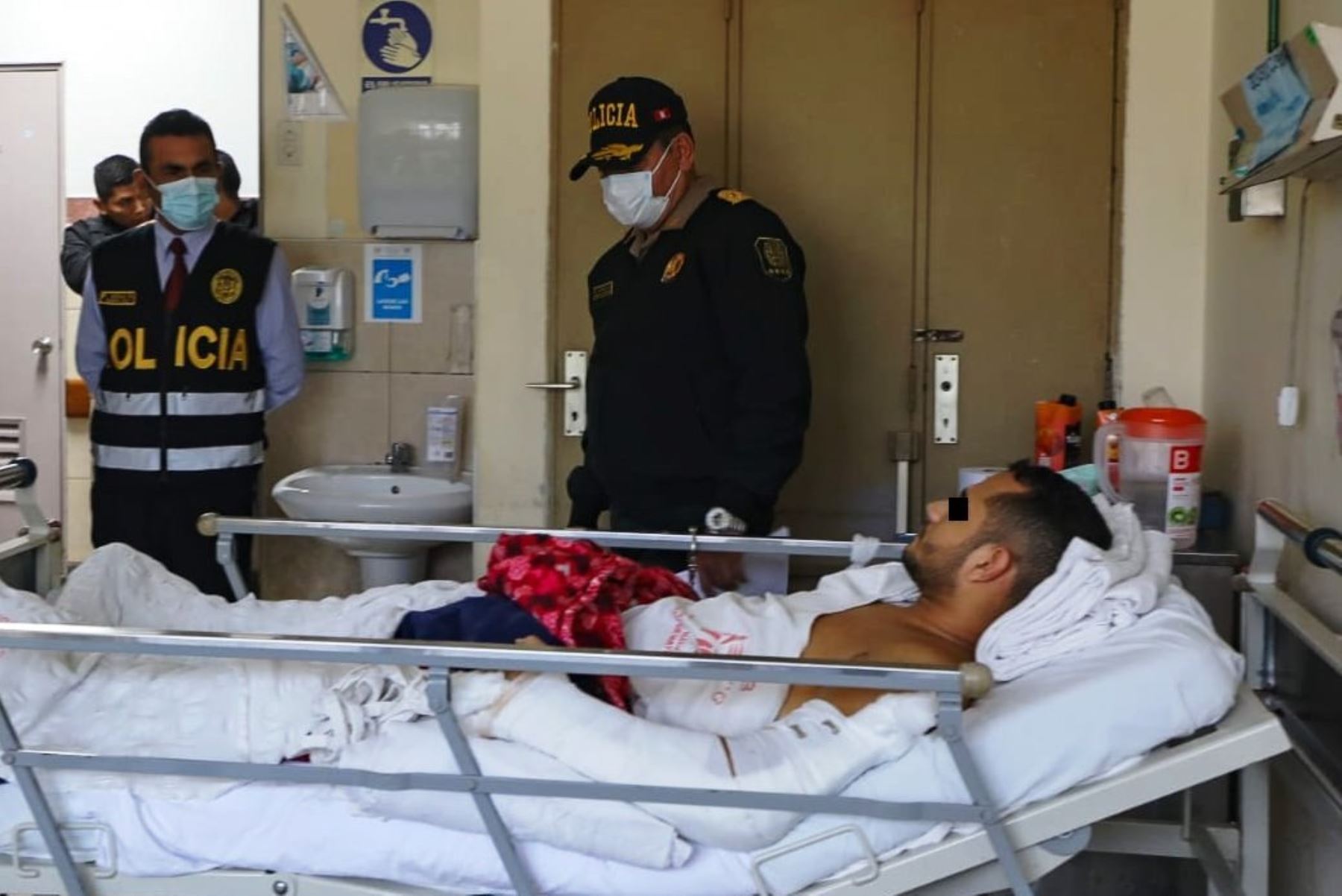Presunto cabecilla de «Dinastía Alayón» es custodiado por PNP en hospital Dos de Mayo