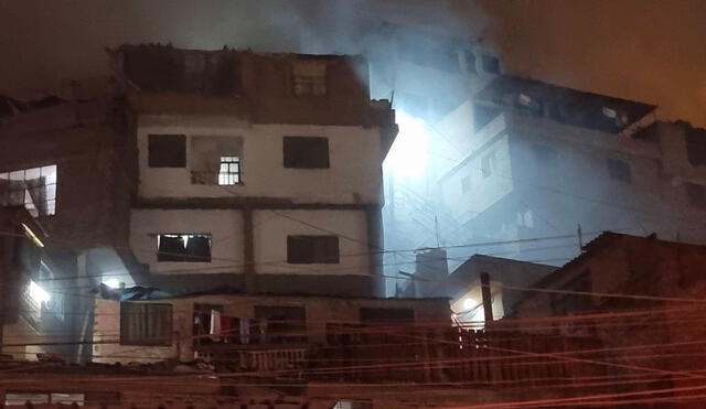 Rímac: reportan incendio en la urbanización Palomares. (Foto: redes sociales).