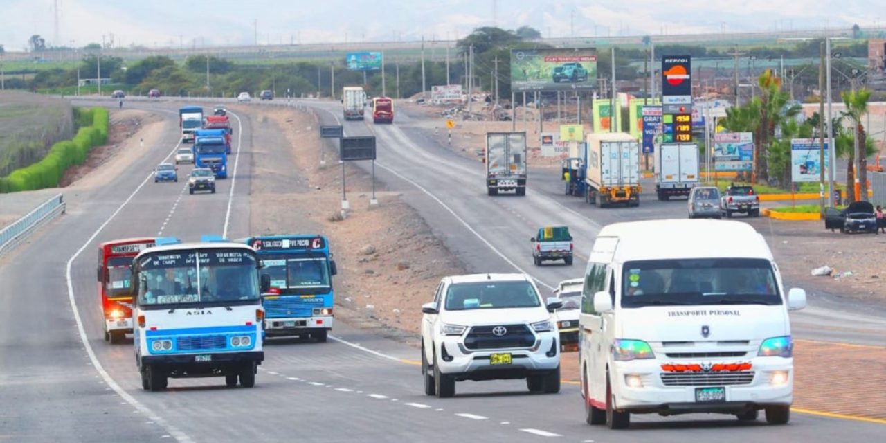 MTC busca ejecutar 21 nuevas obras en la carretera de Lima a Ica