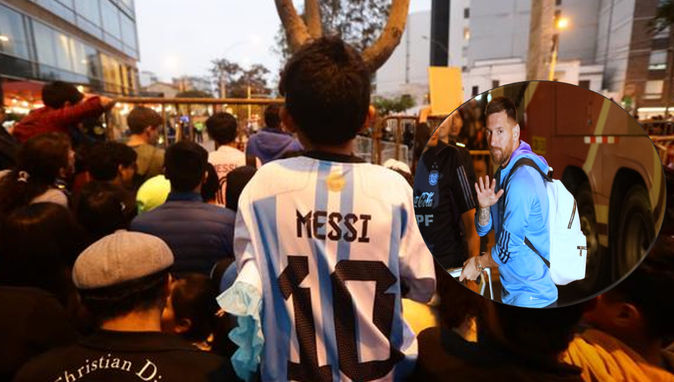 La llegada de Lionel Messi a Lima fue recibida con una ovación