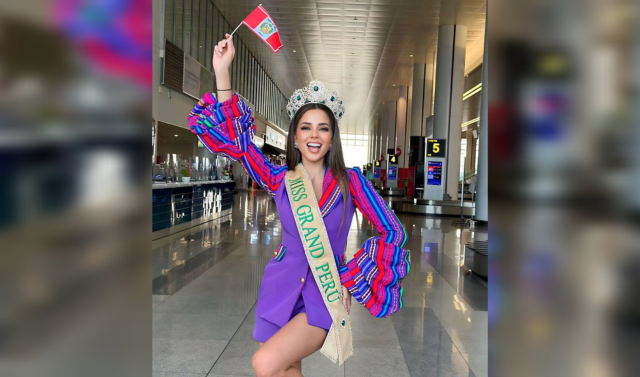 Luciana Fuster llegó a Vietnam para concursar en Miss Grand International 2023. (Foto: Redes sociales).