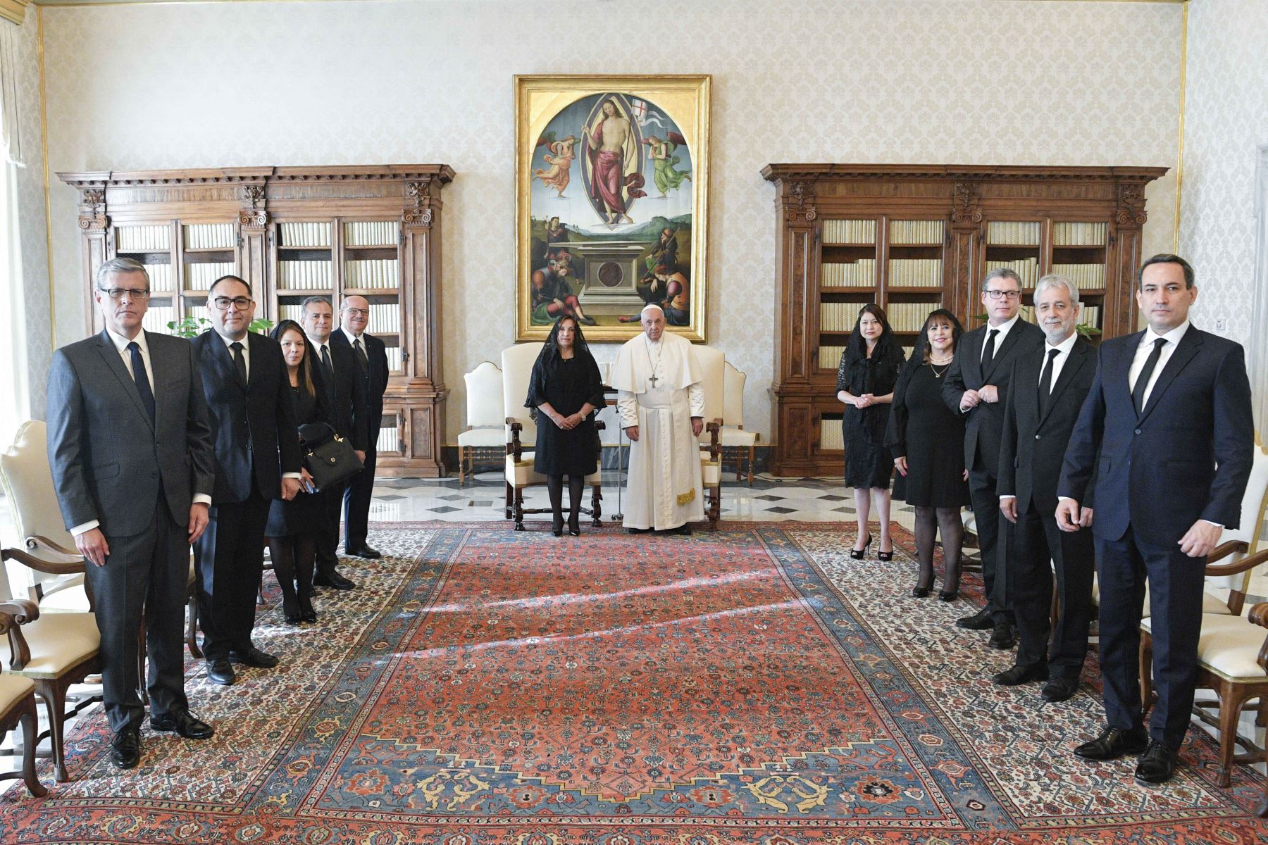 El Papa Francisco recibió a la Presidenta Dina Boluarte