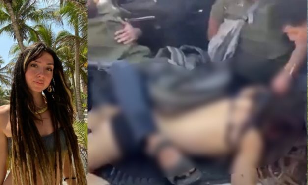 Hamás exhibe el cadáver de una turista alemana como trofeo de guerra. (Foto: redes sociales).