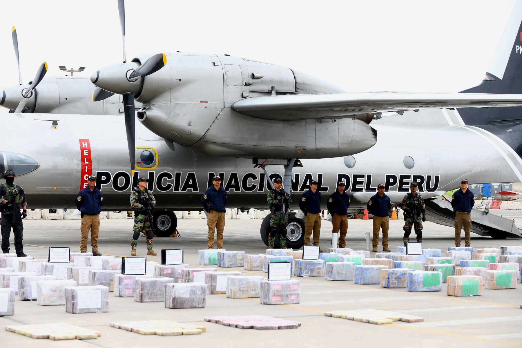 Perú golpea fuertemente al narcotráfico al incautar tres toneladas de droga