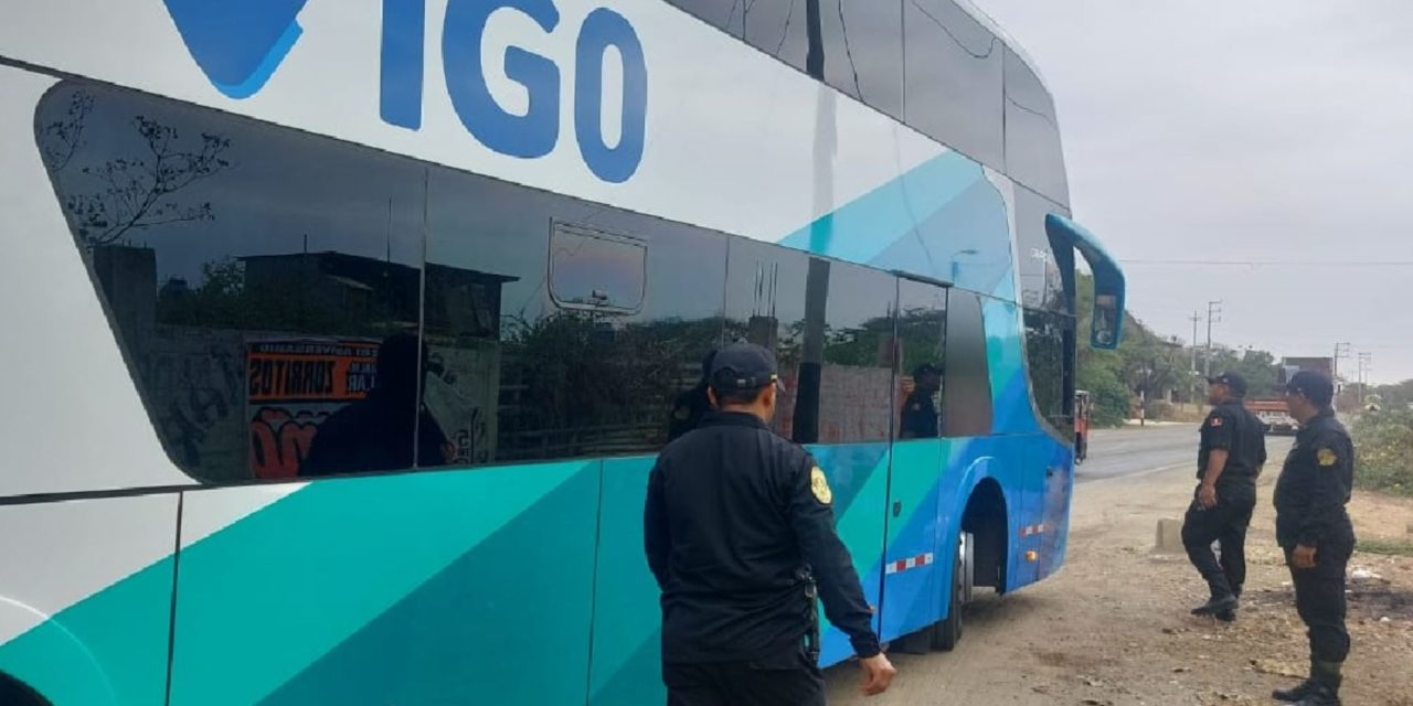 Tumbes: bus que transportaba extranjeros ilegales fue intervenido