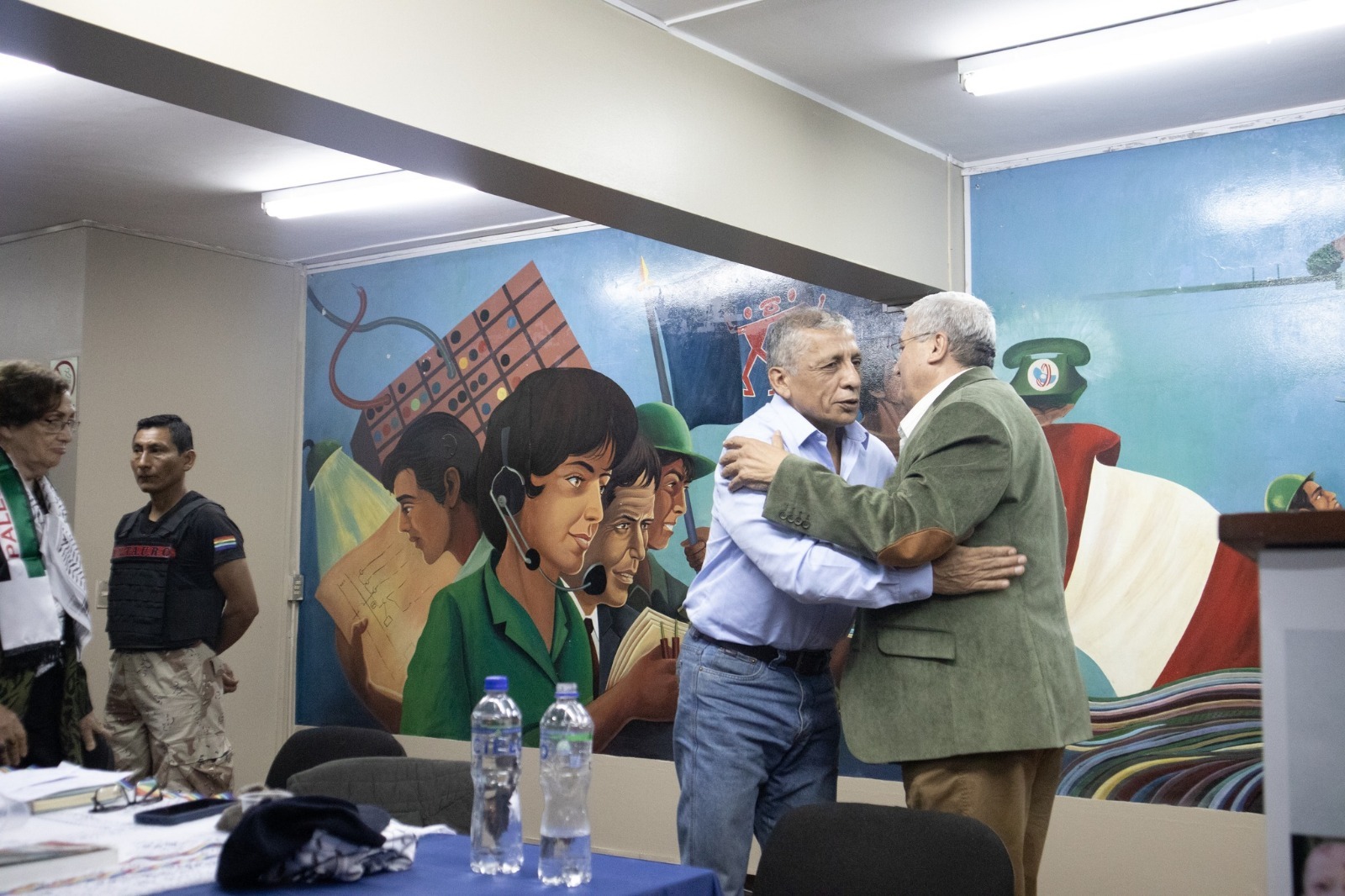 Antauro Humala establece acercamiento con la embajada de Palestina en Lima