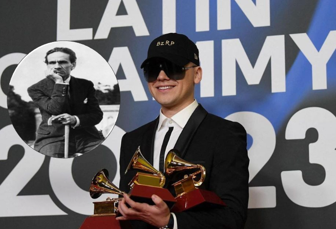 Bizarrap honra a César Vallejo en los Latin Grammy 2023