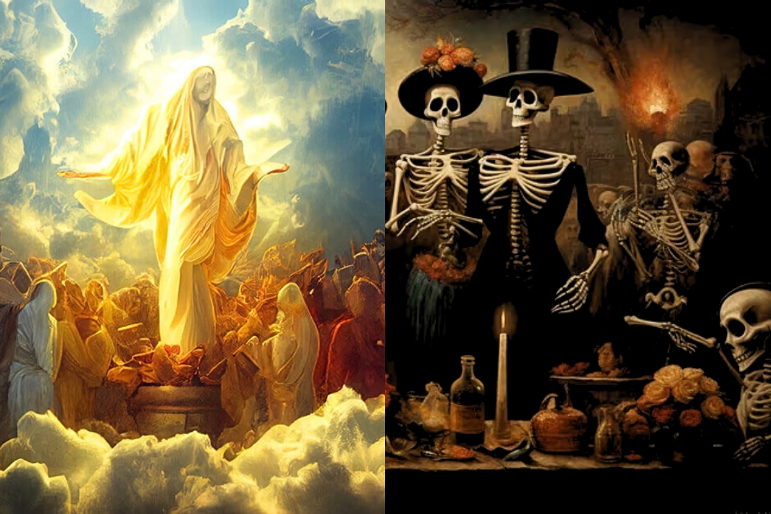 Descubre la diferencia entre Día de Todos los Santos y Día de los Muertos. (Composición: La Razón).