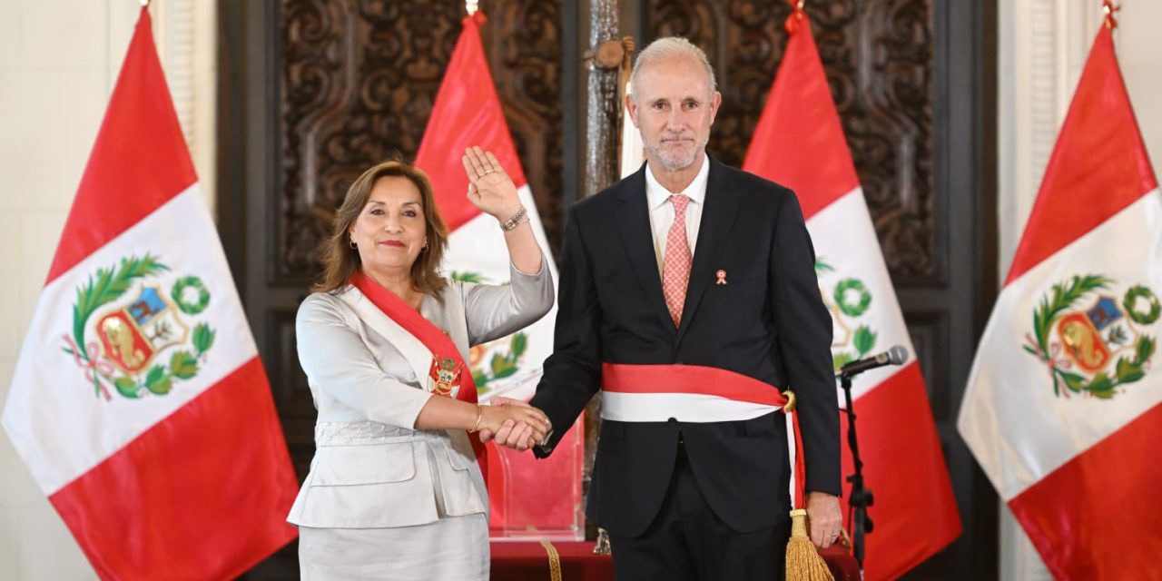 Javier González Olaechea asume como el nuevo ministro de Relaciones Exteriores. (Foto: Cancillería).