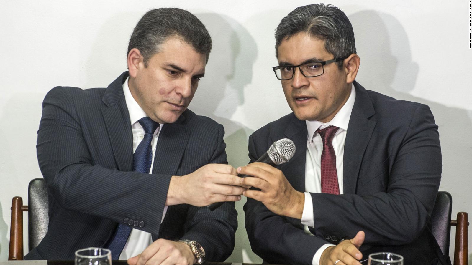 Fiscales Rafael Vela y José Domingo Pérez
