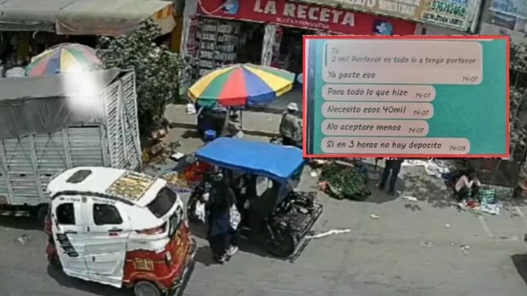 Ate: reportan posible secuestro de padre y su bebé en la entrada de un mercado. (Foto: Infobae).