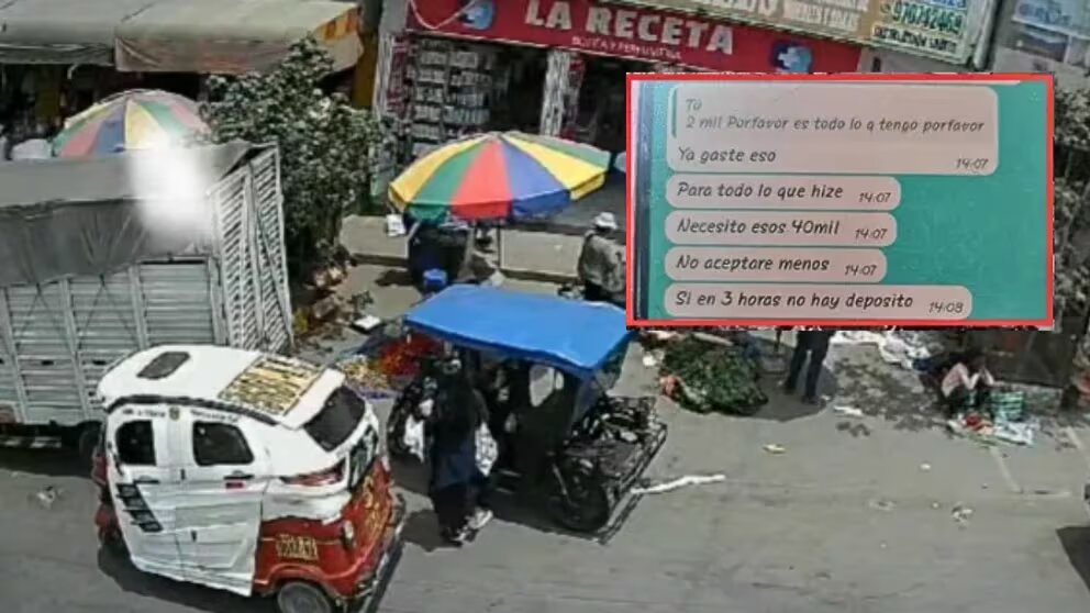 Ate: reportan posible secuestro de padre y su bebé en la entrada de un mercado