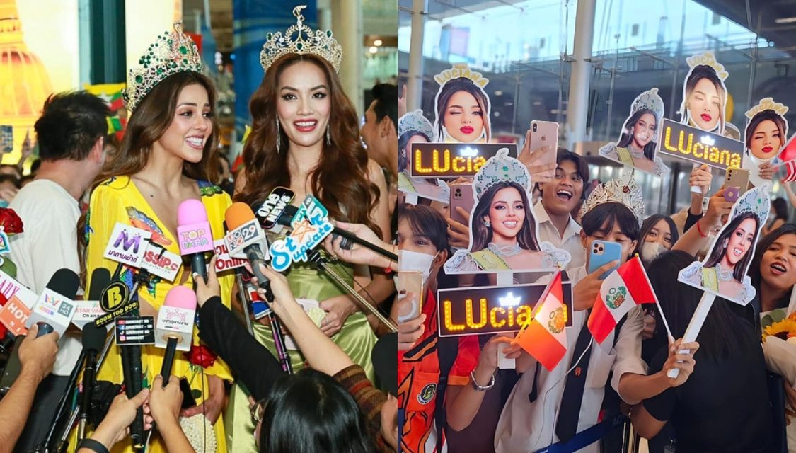 Luciana Fuster llega a Tailandia para vivir un año como Miss Grand International. (Composición: La Razón).