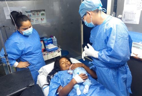 Médicos de la PIAS Napo atendieron nacimiento de emergencia en comunidad de Loreto