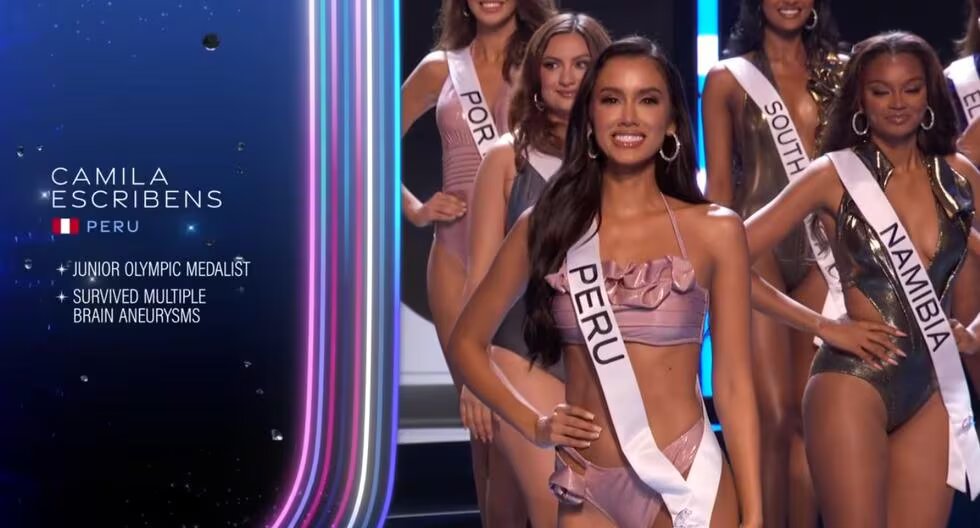 Camila Escribens alcanzó el Top 10 en el certamen Miss Universo 2023