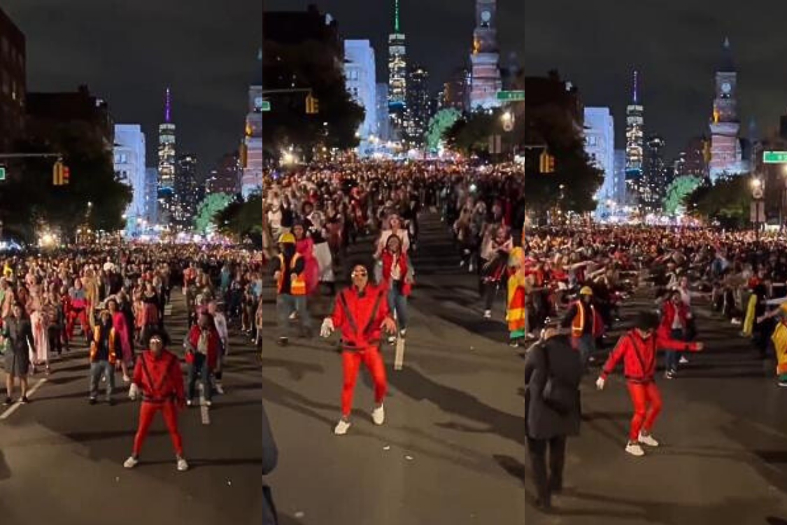 Nueva York: centenares de personas recrean la coreografía de 'Thriller'. (Composición: La Razón).