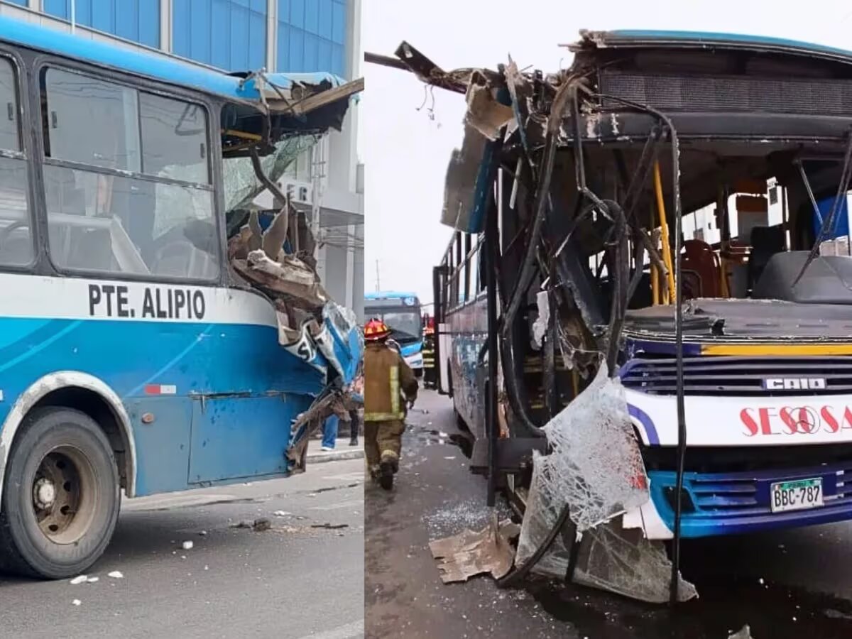 Los Olivos: Inhabilitarán a conductores de buses responsables del accidente. (Foto: redes sociales).