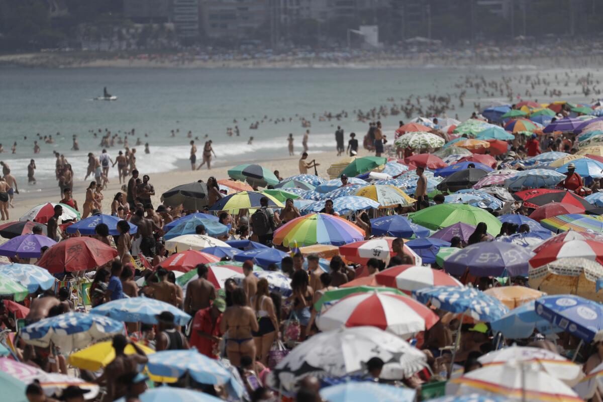 Brasil: ola de calor en Sao Paulo y Río de Janeiro supera los 42 grados. (Foto: redes sociales).
