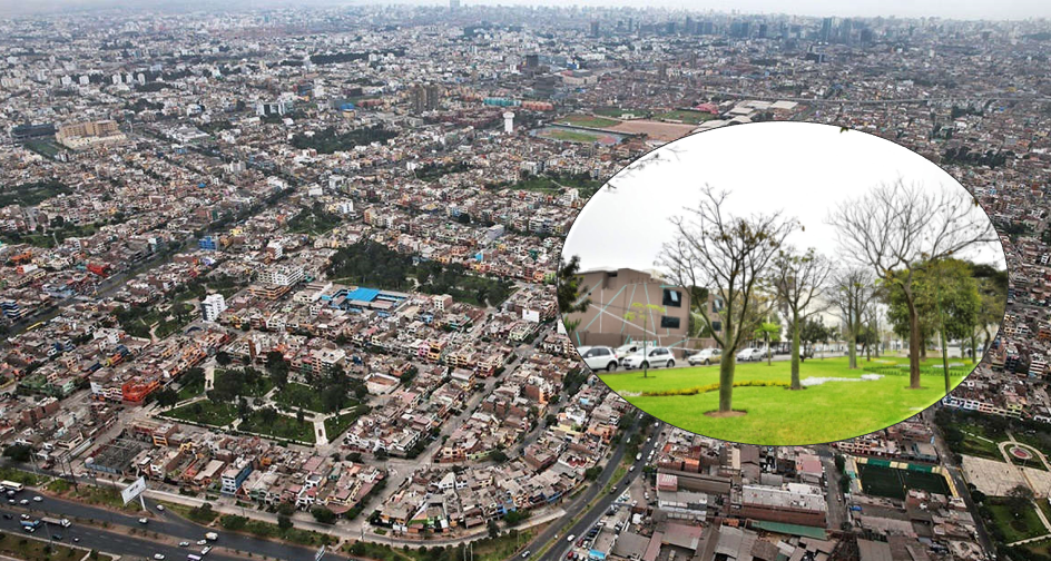 ¿Cuál es el distrito de Lima Metropolitana con la mayor cantidad de áreas verdes?