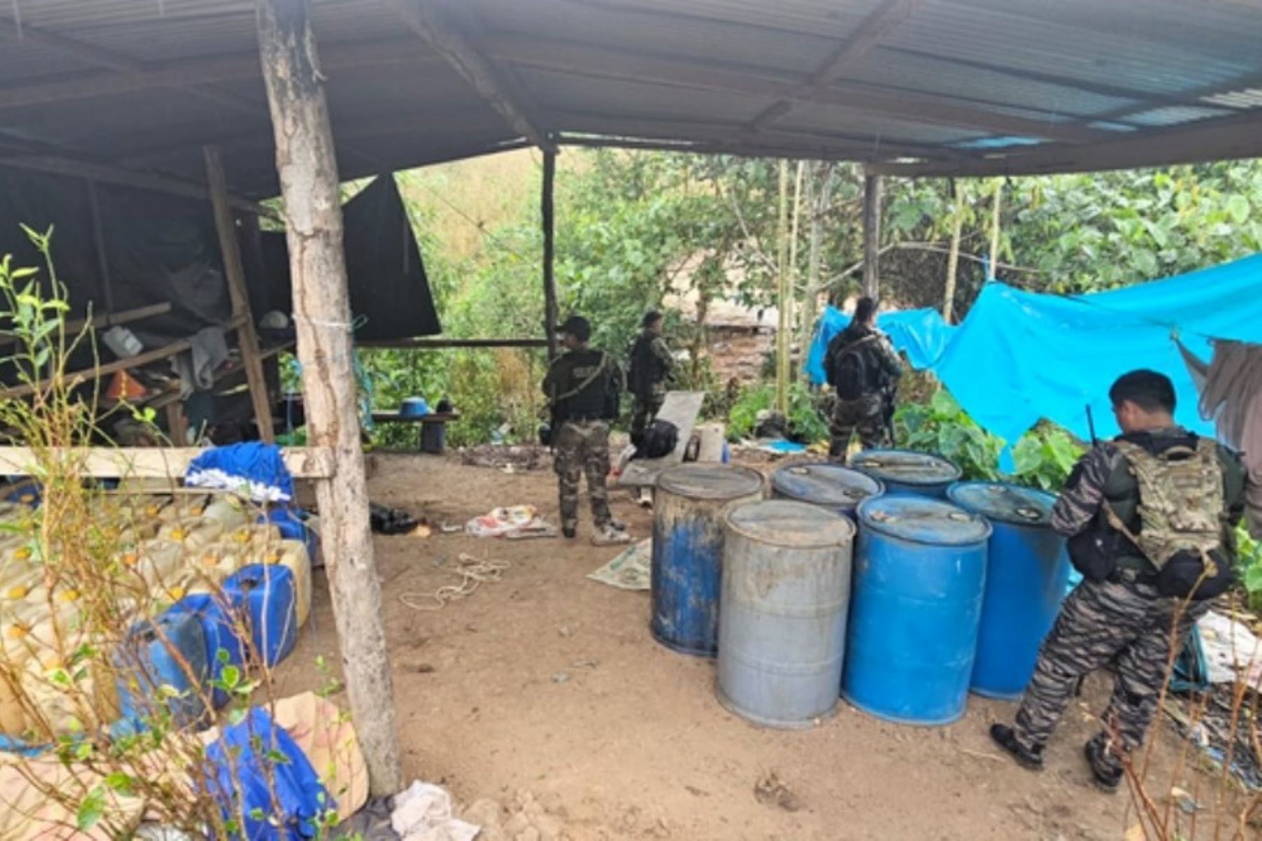 PNP incauta más de una tonelada de droga en Amazonas y Ayacucho