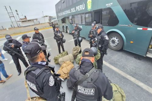 50 agentes de Respuesta Especial Contra el Crimen organizado llegan tras homicidio en Pataz