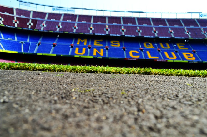 Una imagen del Camp Nou del FC Barcelona