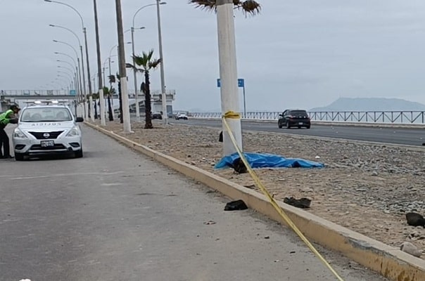 Costa Verde: motociclista fallece tras violento accidente