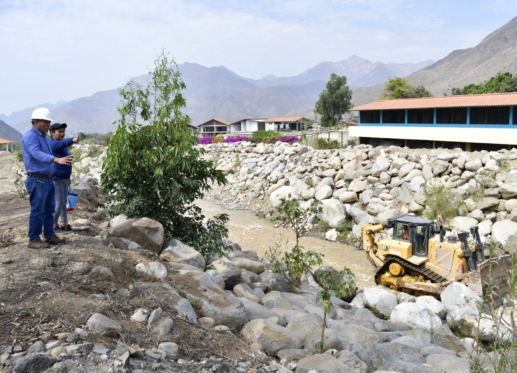El Niño: Gore La Libertad culmina intervención de 1.2 kilómetros del río Cargatrapos