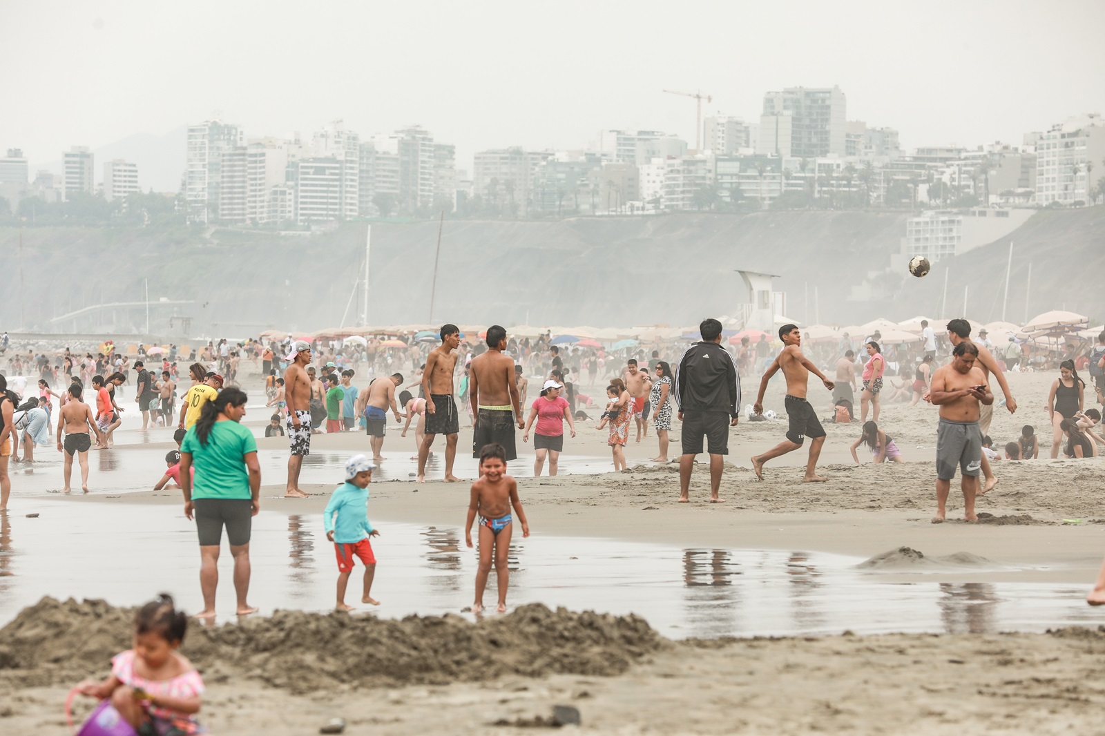 Playa - golpe de calor