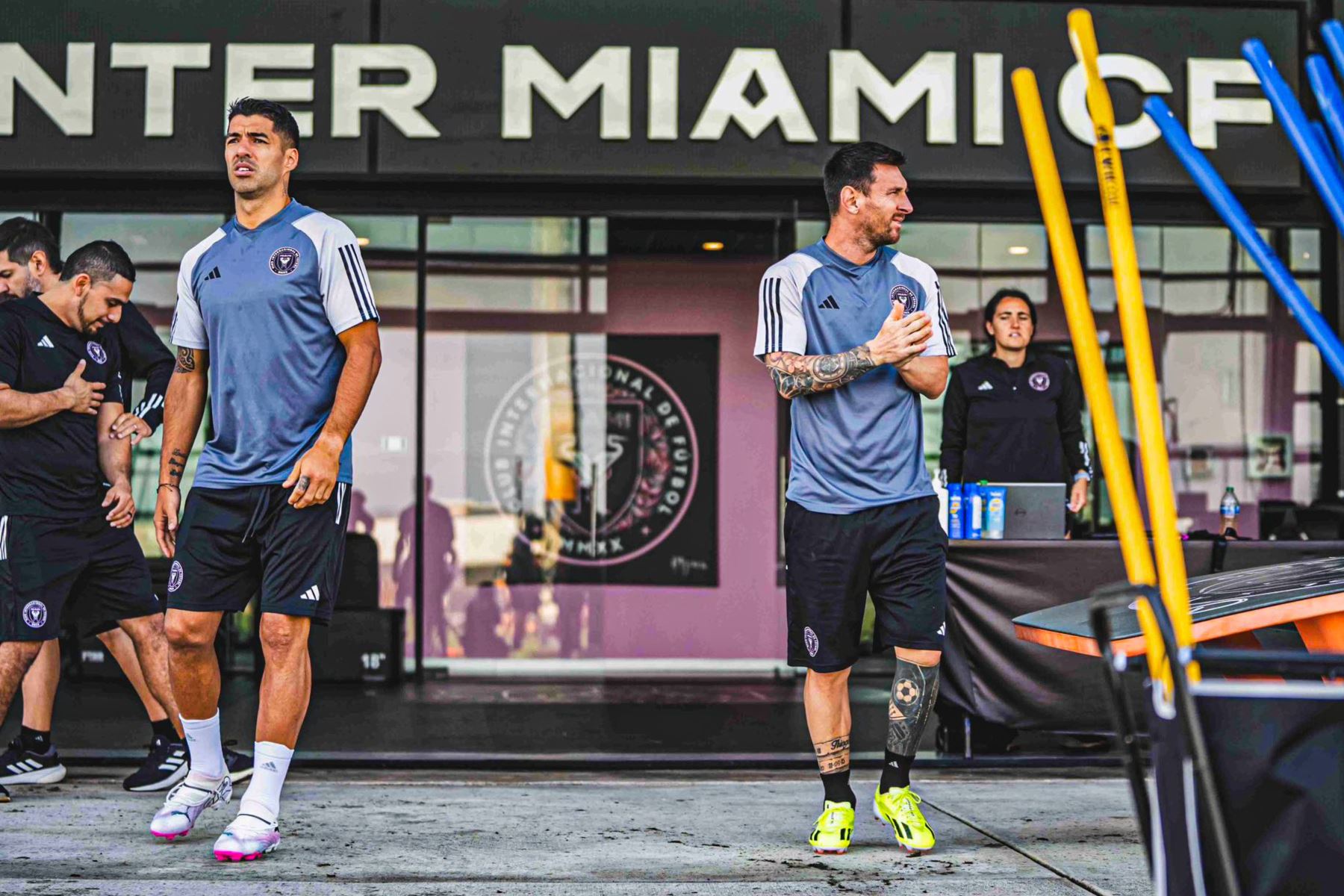 Messi y Suárez entrenan juntos por primera vez en el Inter Miami