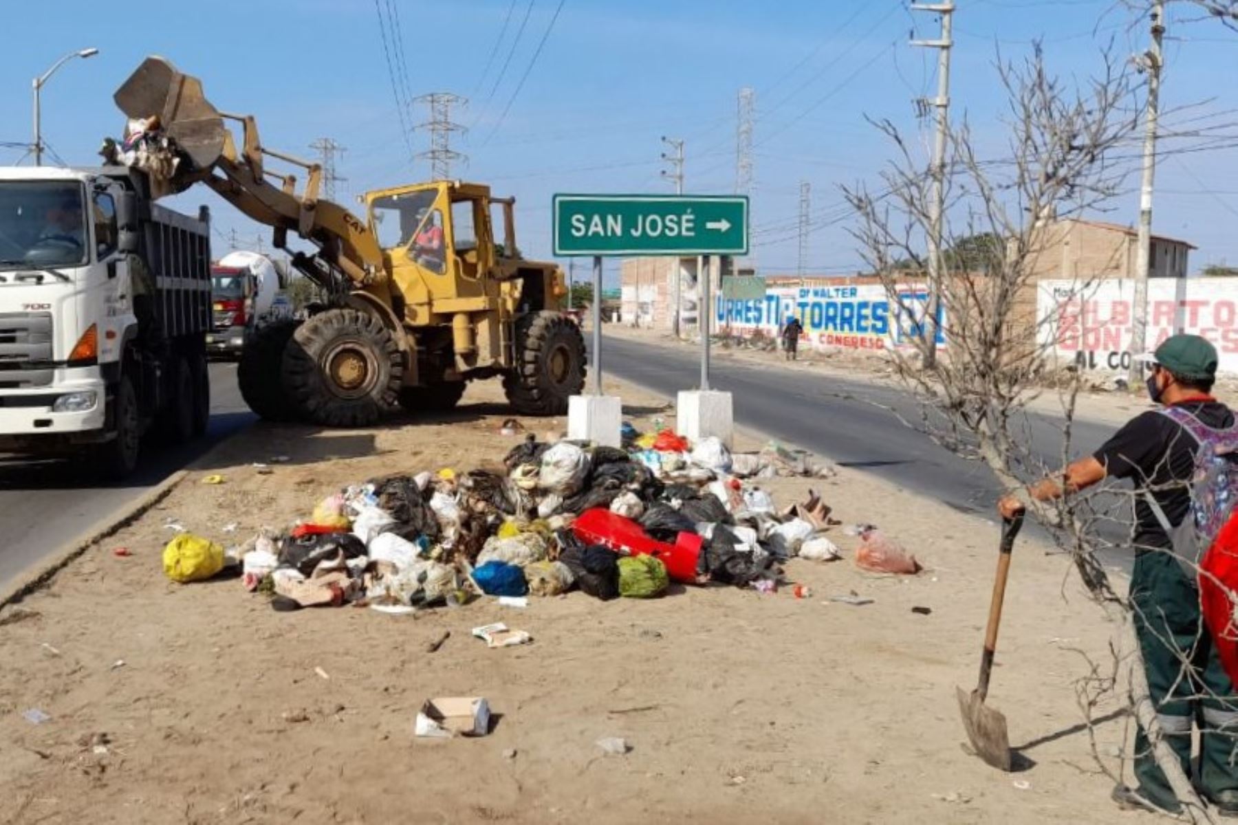 Limpieza pública: a diario erradican unos 130 m³ de residuos sólidos en Chiclayo