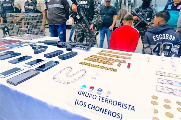 Policía de Ecuador incautó 49.3 toneladas de drogas