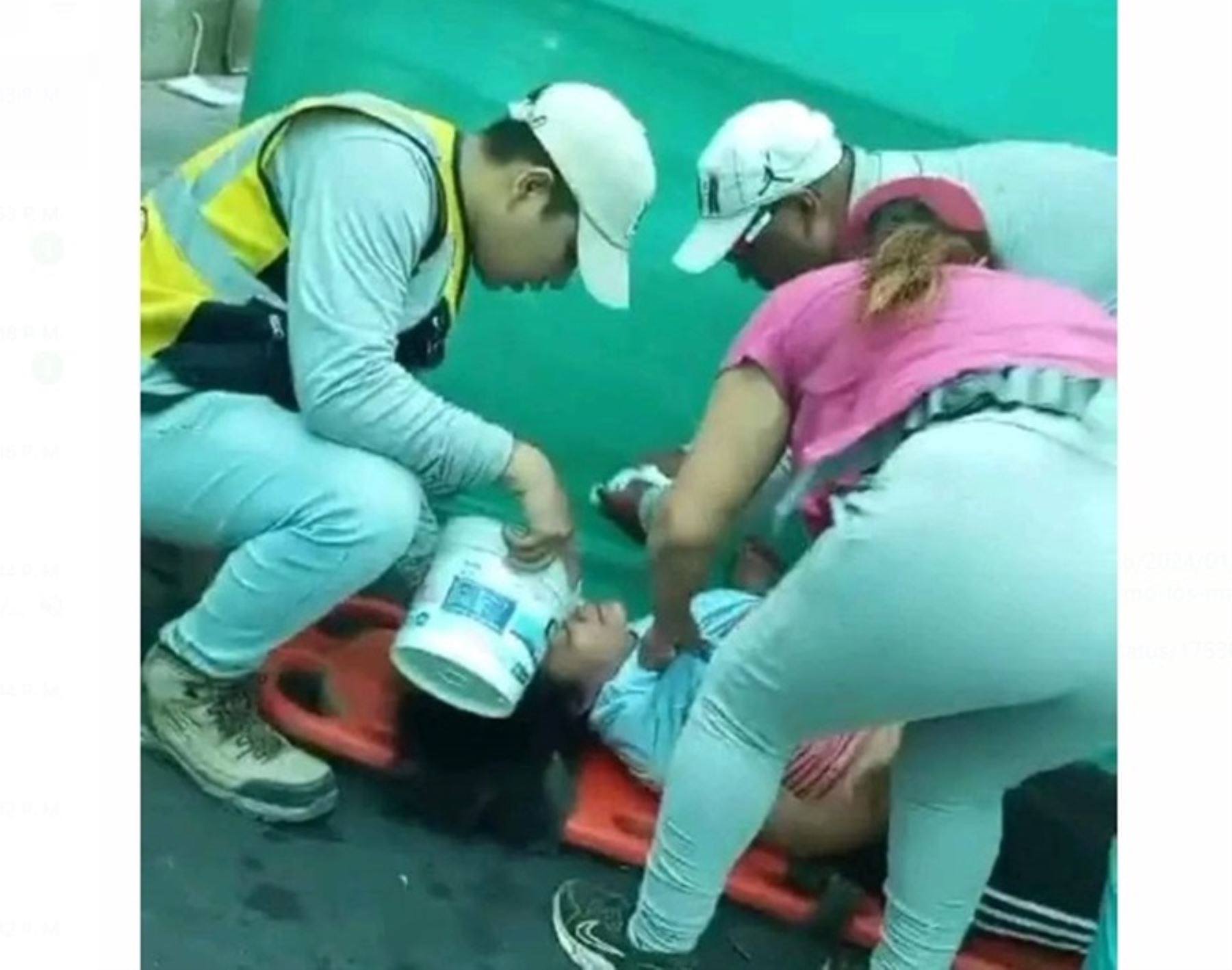 180 persona intoxicadas por inhalar gases químicos en La Libertad