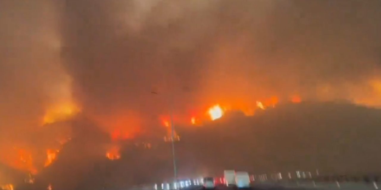 Evacuación de comunas en Valparaíso y Viña del Mar por incendio forestal