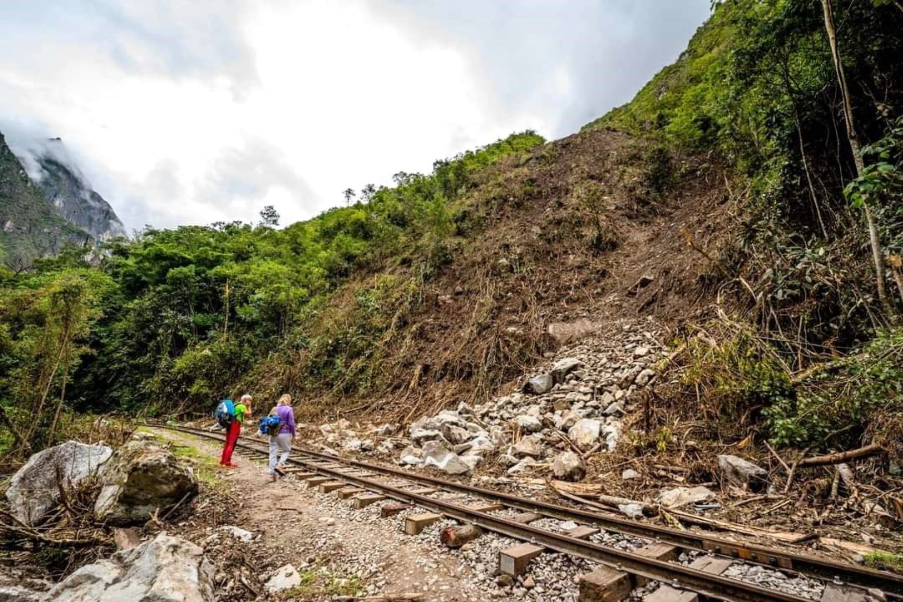 Cierre de "ruta amazónica" en Machu Picchu debido a deslizamientos