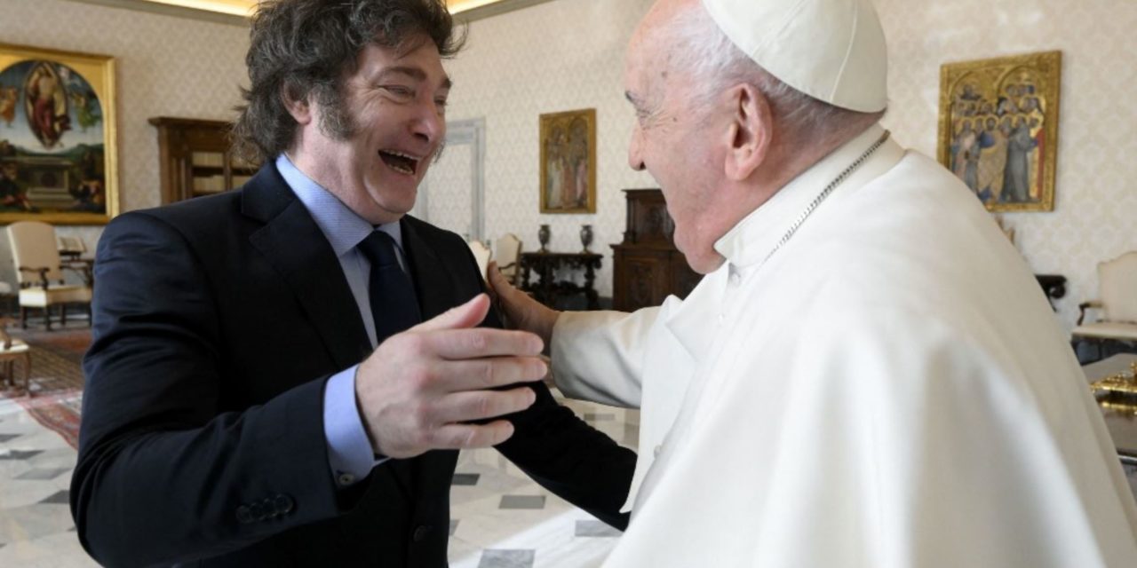El papa Francisco y Milei sellan buenas relaciones en el Vaticano