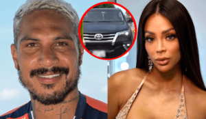 ¡Increíble! Paolo Guerrero sorprende al usar la camioneta de Sheyla Rojas para llegar al aeropuerto