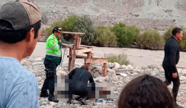 Bote con 10 policías se voltea en Arequipa