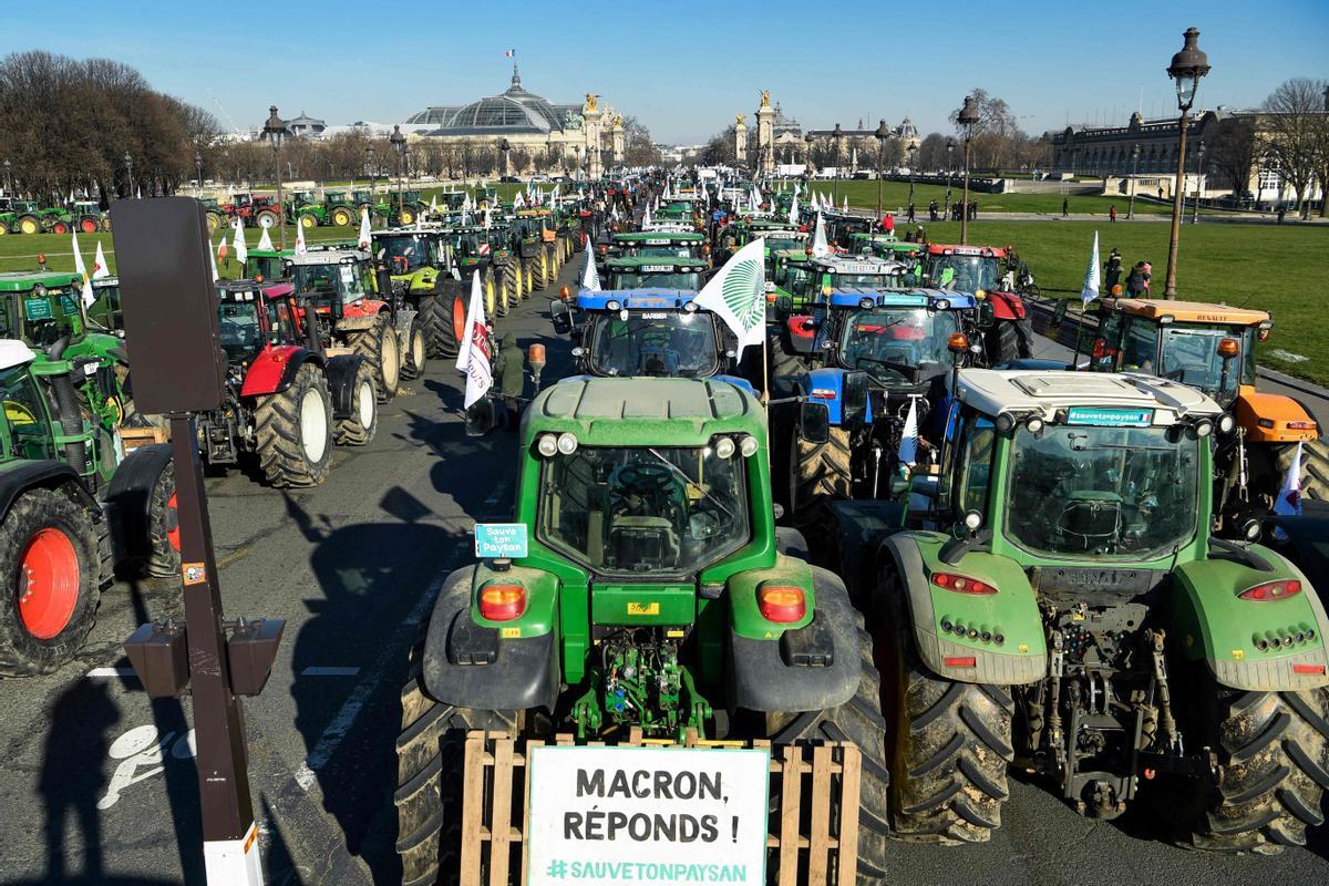 Protestas agrícolas de Francia se propagan a España y Bélgica