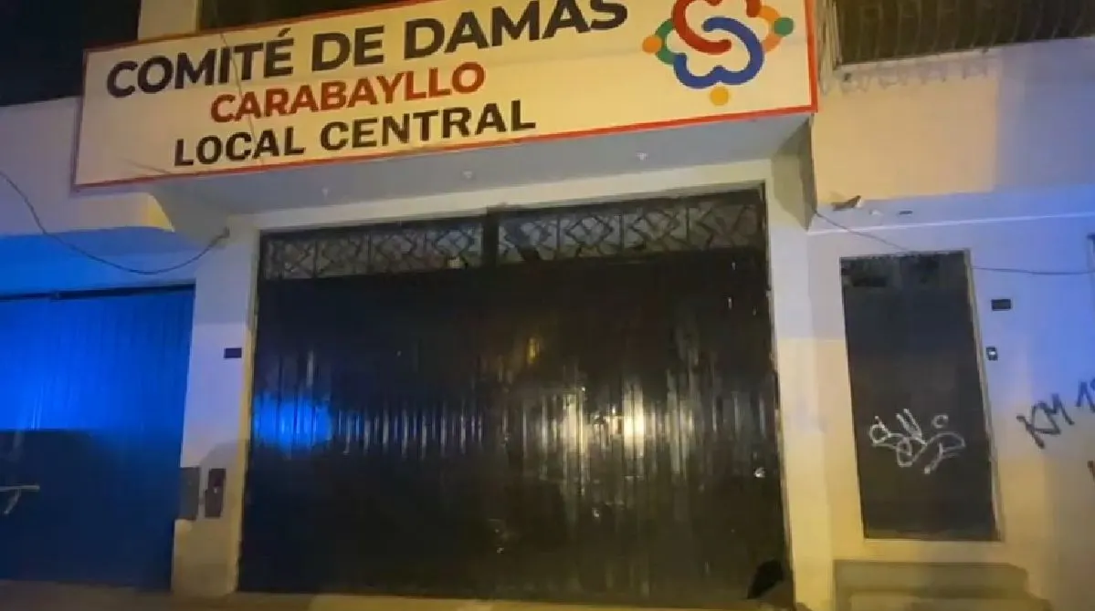 Carabayllo: detonan explosivo en local del Comité de Damas