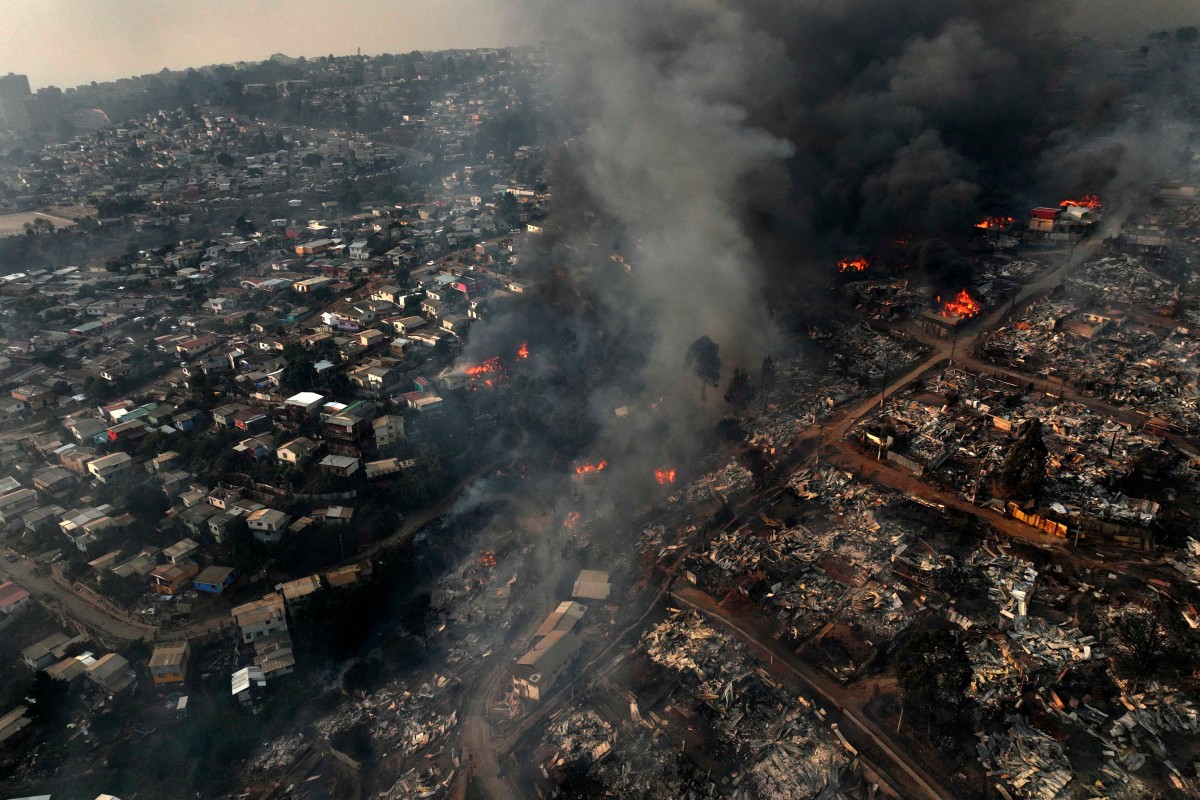 Chile reporta al menos 19 muertos en múltiples incendios