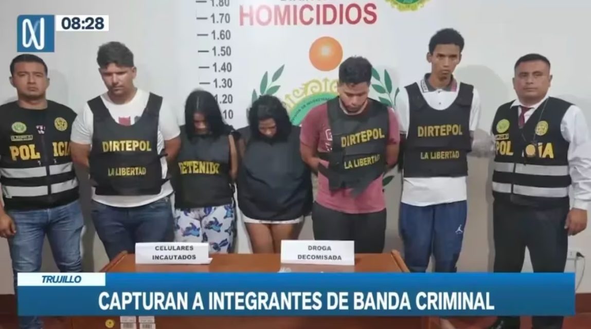 Miembros de banda criminal son detenidos por grabar y quemar a un hombre