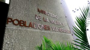 Ministerio de la Mujer rechaza cambio de nombre