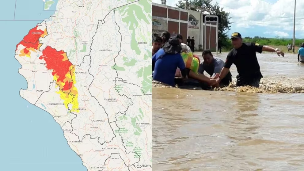 Piura: más de 100 familias afectadas por desborde del río El Carrizal